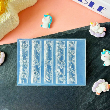 Roniki 3D szilikonforma - virág körömdíszítő