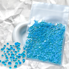 Roniki aurora blue pearl - SS4-SS20 méretben - 1440db körömdíszítő