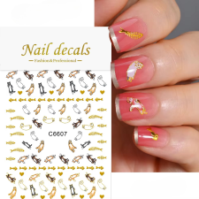 Roniki cicás matrica - öntapadó körömdíszítő