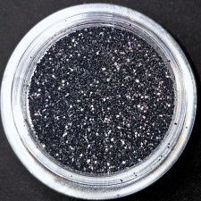 Roniki csillámpor - fekete körömdíszítő