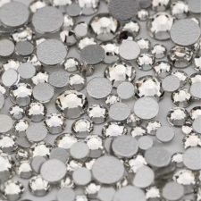 Roniki csiszolt strasszkő mix - SS4-SS20 - crystal körömdíszítő