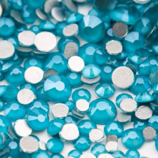 Roniki csiszolt strasszkő mix - SS4-SS20 - MRD lake blue körömdíszítő