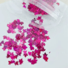 Roniki falevél flakes - holografikus pink