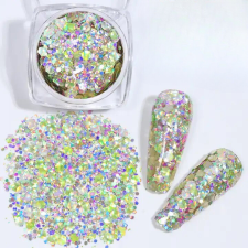 Roniki Fantasy chunky glitter 10 körömdíszítő
