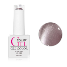 Roniki Glitter cat eye gél lakk 01 - mágnesezhető lakk zselé