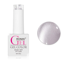 Roniki Glitter cat eye gél lakk 12 - mágnesezhető lakk zselé