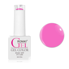Roniki Glow in the dark széria - 15 sötétben világító neon pink gél lakk lakk zselé