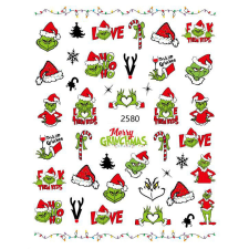 Roniki Grincs matrica - öntapadó #23 körömdíszítő