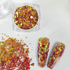 Roniki Holographic chunky glitter 04 körömdíszítő