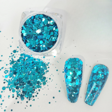 Roniki Holographic chunky glitter 09 körömdíszítő