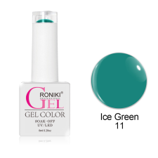Roniki Ice green széria - 11 gél lakk lakk zselé