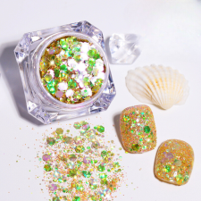 Roniki Irrizáló 3D glitter 09 körömdíszítő