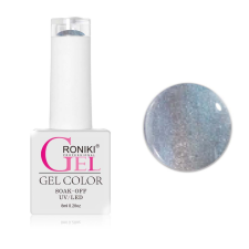 Roniki Mermaid cat eye gél lakk 01 - mágnesezhető lakk zselé