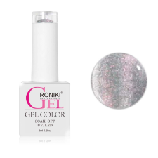 Roniki Mermaid cat eye gél lakk 05 - mágnesezhető lakk zselé