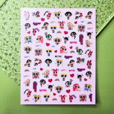 Roniki mesefigurás matrica - öntapadó - Pindúr Pandúrok körömdíszítő