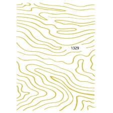 Roniki metál matrica - öntapadó körömdíszítő