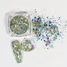 Roniki Metallic chunky glitter 02 körömdíszítő