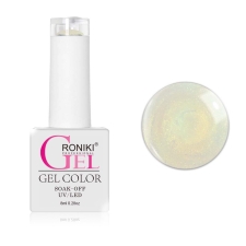 Roniki Pearl threaded széria - 03 sárga gyöngyház gél lakk lakk zselé