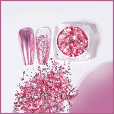 Roniki Platinum flakes -díszítő pehely 10 körömdíszítő