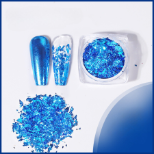 Roniki Platinum flakes -díszítő pehely 12 körömdíszítő