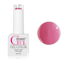 Roniki Shell széria - 05 gyöngyház rózsaszín gél lakk lakk zselé