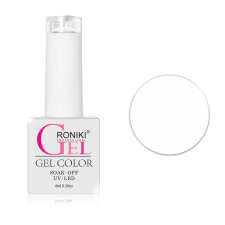 Roniki Summer sunshine széria - 01 (white) gél lakk lakk zselé