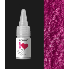 Roniki Teddy - plüsspor - pink körömdíszítő