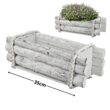  Rönk virágtartó 32x15cm dekorációs kellék