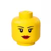 Room Copenhagen Tárolódoboz Lány lego figura fej formájú 2L