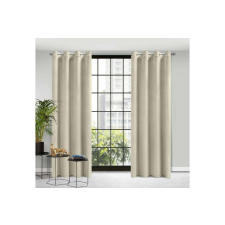  Rosa bársony sötétítő függöny Bézs 140x250 cm lakástextília