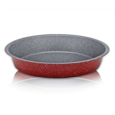Rosberg Premium RP51222RR28 tepsi, 28 cm, márvány bevonat, piros edény