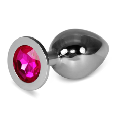 Rosebud Classic Metal Plug L Fuchsia műpénisz, dildó