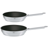 Rösle 2db serpenyős készlet, Rösle, Elegance, 20 és 28 cm, kerámia bevonat, rozsdamentes acél, közbenső alumínium réteg, minden hőforrás, könnyen tisztítható, rozsdamentes acél