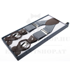  Rossini 2 in 1 férfi nadrágtartó - Szürke ajándéktárgy