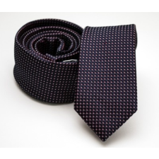 Rossini Prémium slim nyakkendő - Sötétlila mintás nyakkendő