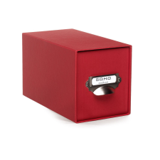 Rössler Papier GmbH and Co. KG Rössler Soho fiókos doboz CD (14x26x15,4 cm, fém fogóval) piros bútor