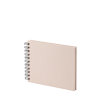 Rössler Papier GmbH and Co. KG Rössler Soho fotóalbum (14,5x19,5 cm, 20 lap, spirálos, fehér lapok) powder/púder