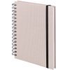Rössler Papier GmbH and Co. KG Rössler SOHO jegyzetfüzet A5, 80 lap, spirálos, gumis, powder/púder