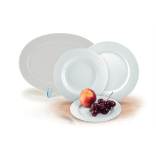 ROTBERG Basic 19 cm Desszertes tányér - Fehér (6 db) (1202BAS002) tányér és evőeszköz