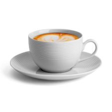 ROTBERG Kávéscsésze+alj,ROTBERG, fehér, 25cl, 6db-os szett, &quot;Elegante&quot; konyhai eszköz