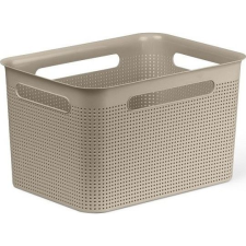 Rotho Brisen Műanyag Tároló Doboz 16 L - Cappuccino (1023907422) bútor