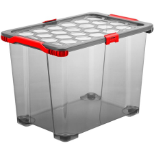 Rotho Evo tota l box s kolečky 65 l transparentní antracit bútor
