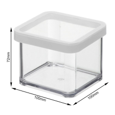 Rotho Loft műanyag konyhai tárolódoboz 0.5 liter átlátszó-fehér (1160390000) (rotho1160390000) papírárú, csomagoló és tárolóeszköz