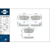 Rotinger fékbetétkészlet, tárcsafék ROTINGER RT 1PD18500