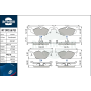 Rotinger fékbetétkészlet, tárcsafék ROTINGER RT 2PD16730