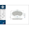 Rotinger fékbetétkészlet, tárcsafék ROTINGER RT 2PD16840