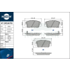 Rotinger fékbetétkészlet, tárcsafék ROTINGER RT 2PD24770