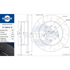 Rotinger féktárcsa ROTINGER RT 1349-GL T9 féktárcsa