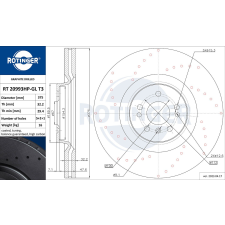 Rotinger féktárcsa ROTINGER RT 20993HP-GL T3 féktárcsa