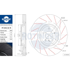 Rotinger féktárcsa ROTINGER RT 21011-GL T6 féktárcsa